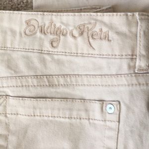 Indigo rein distressed skinny jeans